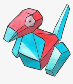 Transparent Porygon Png - Origami, Png Download, Transparent PNG