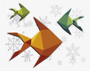 Transparent Peces Png - Origami, Png Download, Transparent PNG