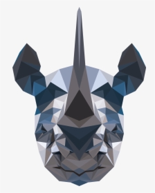 Origami , Png Download - Rhino Polygon, Transparent Png, Transparent PNG
