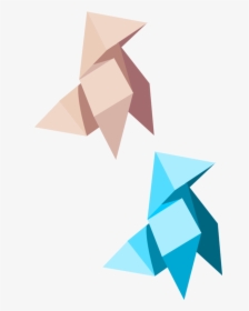 Triangle,art Paper,origami - Pajarita Origami Clipart, HD Png Download, Transparent PNG