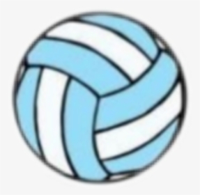 #aesthetic #blue #volley #volleyball #ball #pelota - Blue Volleyball Sticker, HD Png Download, Transparent PNG