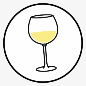 White Glass Icon - White Wine Glass Icon Png, Transparent Png, Transparent PNG