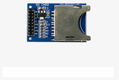 Sd Card Module - Arduino Sd Card Module, HD Png Download, Transparent PNG