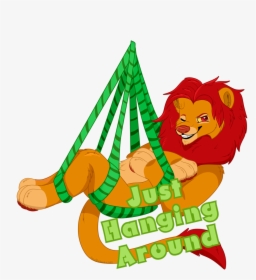 Simba Hanging From Vines, HD Png Download, Transparent PNG