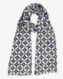 Blue & Yellow Diamond Scarf - Paper Napkin, HD Png Download, Transparent PNG