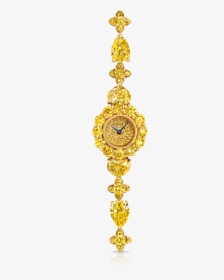 Graff’s Yellow Diamond Watch - Chain, HD Png Download, Transparent PNG