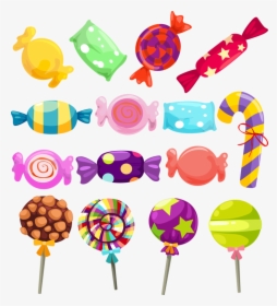 Gingerbread Clipart Candyland - Candy Illustration, HD Png Download, Transparent PNG