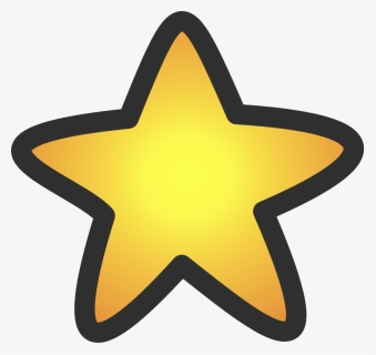 Star,symbol,yellow - Cartoon Star Clipart, HD Png Download, Transparent PNG