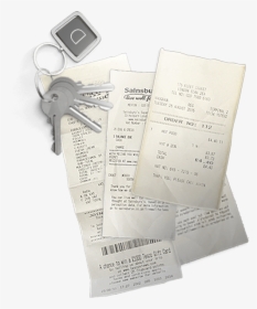 Receipts - Keychain, HD Png Download, Transparent PNG