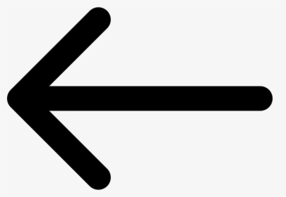 Arrow Pointing To Left - Arrow Pointing Left Transparent, HD Png Download, Transparent PNG