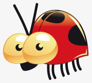 Ladybug Clipart Yellow Ladybug - Bee, HD Png Download, Transparent PNG