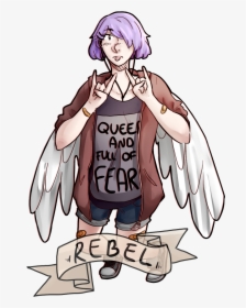 Rebel Girl Art - Cartoon, HD Png Download, Transparent PNG
