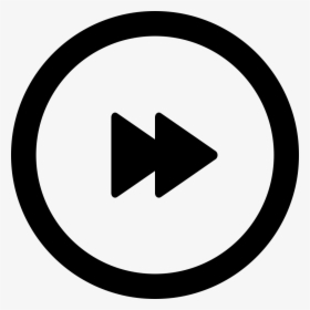 Fast Forward Circular Button - No Derivative Works Symbol, HD Png Download, Transparent PNG