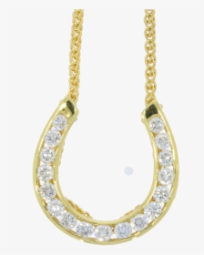 Transparent Gold Horseshoe Png - Necklace, Png Download, Transparent PNG