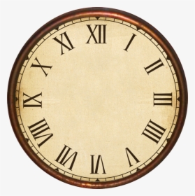 Watch Face Template Png , Png Download - Roman Numeral Clock Face, Transparent Png, Transparent PNG