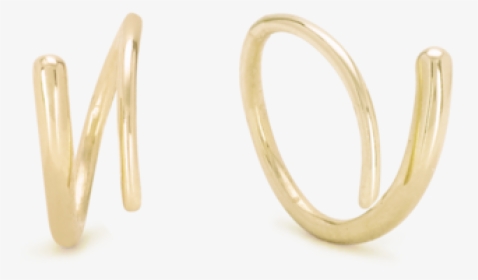Mejuri Spiral Earrings Gold, HD Png Download, Transparent PNG