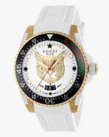 Gucci Dive 40mm Gold Feline Watch Face - Gucci Dive Watch 40mm, HD Png Download, Transparent PNG