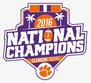 Clemson 2016 National Championship, HD Png Download, Transparent PNG