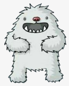 #yeti #cute #monster #cutemonster #abominablesnowman - Cute Snow Monster Cartoon, HD Png Download, Transparent PNG