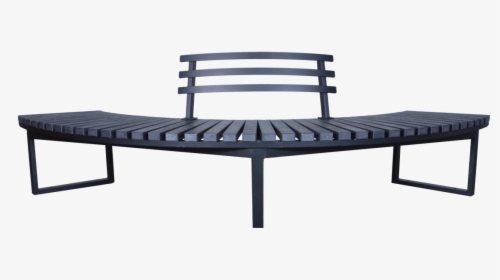 Curved Bench Front View Png, Transparent Png, Transparent PNG