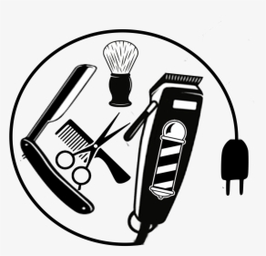 Barber Shop Clipper Logo, HD Png Download, Transparent PNG