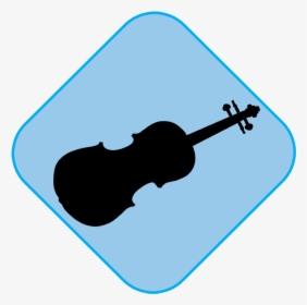 Music Instruments Silhouette Png Clipart , Png Download - Silhouette Violin Clip Art, Transparent Png, Transparent PNG