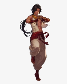 Dnd Female Human Monk, HD Png Download, Transparent PNG