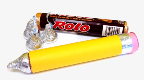 Rolo & Hershey S Kiss Pencil Craft - Rolo Pencil Craft, HD Png Download, Transparent PNG