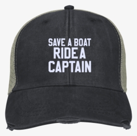 Save A Boat Ride A Captain Hat - Baseball Cap, HD Png Download, Transparent PNG