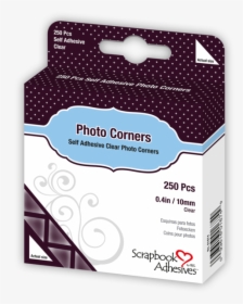 Scrapbook Photo Corners Png - Scrapbook Adhesives Mounting Squares, Transparent Png, Transparent PNG