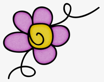 Floral Design Clipart , Png Download - Flower Doodle Clip Art, Transparent Png, Transparent PNG