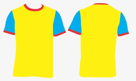 Camisa Normal Gola Redonda - Png Camisas Frente E Costa, Transparent Png, Transparent PNG