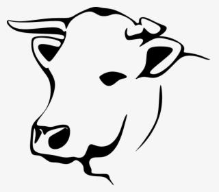 Animal, Barnyard, Cattle, Cow, Livestock, Moo - Line Art Cow Png, Transparent Png, Transparent PNG