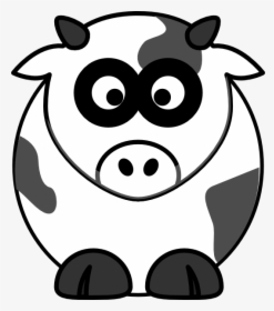 Cartoon Cow Transparent Background, HD Png Download, Transparent PNG