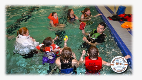 Kids Don T Float Pool Session - Life Jacket In Pool, HD Png Download, Transparent PNG