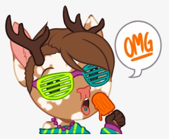 Rs5zf3z *80 S Child Deer* - Cartoon, HD Png Download, Transparent PNG