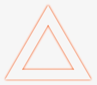 🔽🔻🔽 #ftestickers #triangle #transparent #glow #neon - Neon Triangle Png Orange, Png Download, Transparent PNG