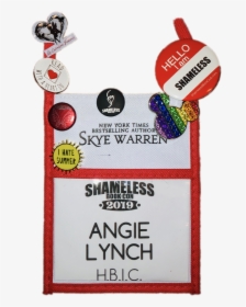 Shameless19 Lanyard Badge Flair Cut - Box, HD Png Download, Transparent PNG