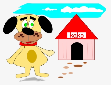 Kako Tem Casa - Gambar Rumah Anjing Kartun, HD Png Download, Transparent PNG