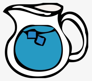 Ice Cartoon Glass Cooled Kettle Transprent Png - Transparent Water Glass Cartoon, Png Download, Transparent PNG