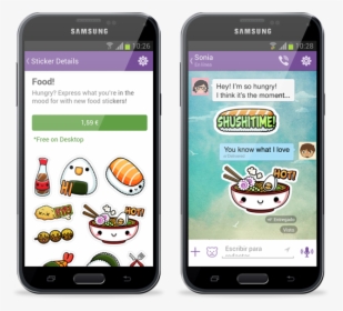 Viber S Kawaii Food Stickers, HD Png Download, Transparent PNG