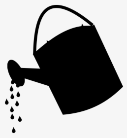 Transparent Watering Can Png - Watering Can Png Silhouette, Png Download, Transparent PNG
