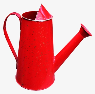 Watering Can, Red, Garden - Watering Can, HD Png Download, Transparent PNG