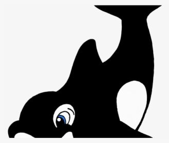 Shamu Coloring Pages 34 Killer Whale With Wallpaper - Cartoon Orca Transparent Background, HD Png Download, Transparent PNG