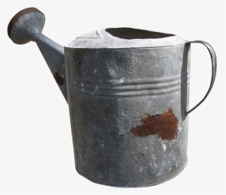 Vintage Galvanized Watering Can, HD Png Download, Transparent PNG