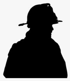University Of California, Davis Fire Department Silhouette - Firefighter Silhouette, HD Png Download, Transparent PNG