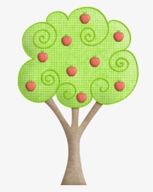 Transparent Arbustos Png - Apple Tree Drawing, Png Download, Transparent PNG