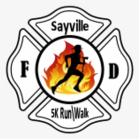 Sayville Fire Department 5k Run Walk - Clip Art Fire Hats, HD Png Download, Transparent PNG