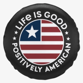 Positively American Coin Tire Cover - Emblem, HD Png Download, Transparent PNG