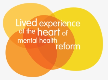 Lived Experience At The Heart Of Mental Health Reform - Lived Experience Mental Health, HD Png Download, Transparent PNG
